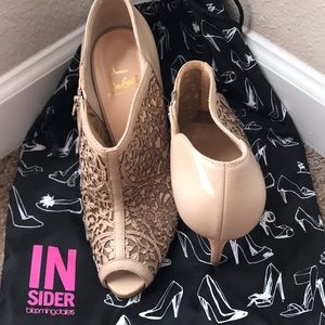 Christian Louboutin Nude Booties